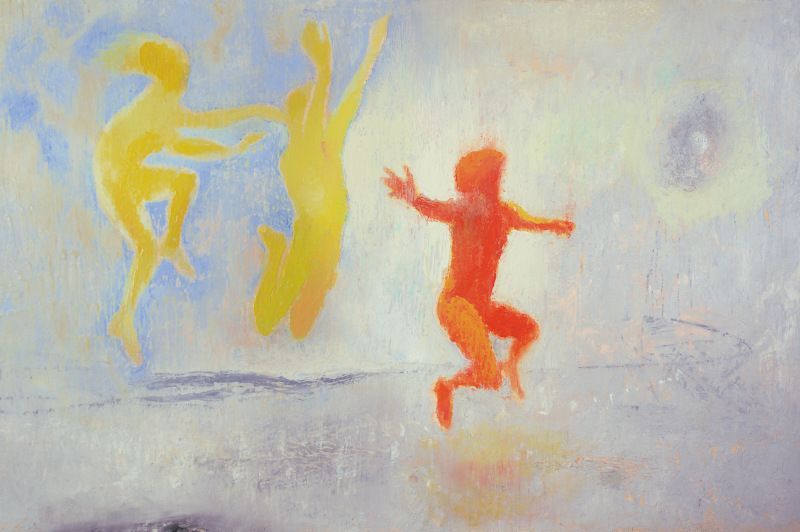 Coreografía en el aire (48x27cm)