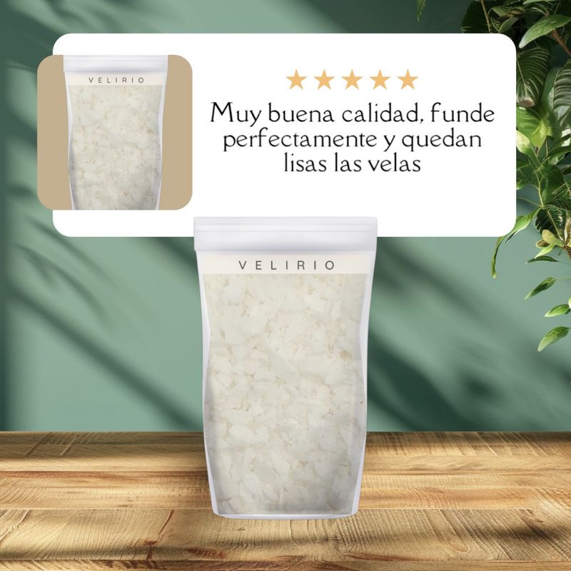 Cera de soja en perlas