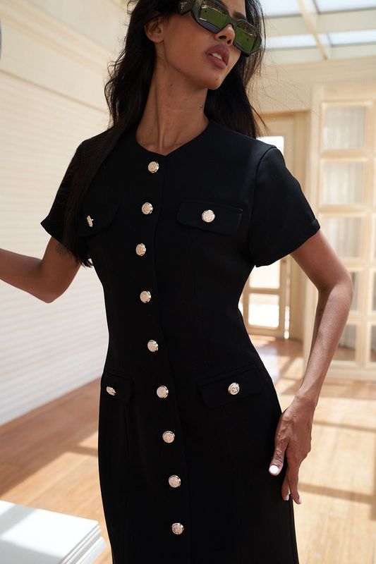 The Pallazo Black Dress