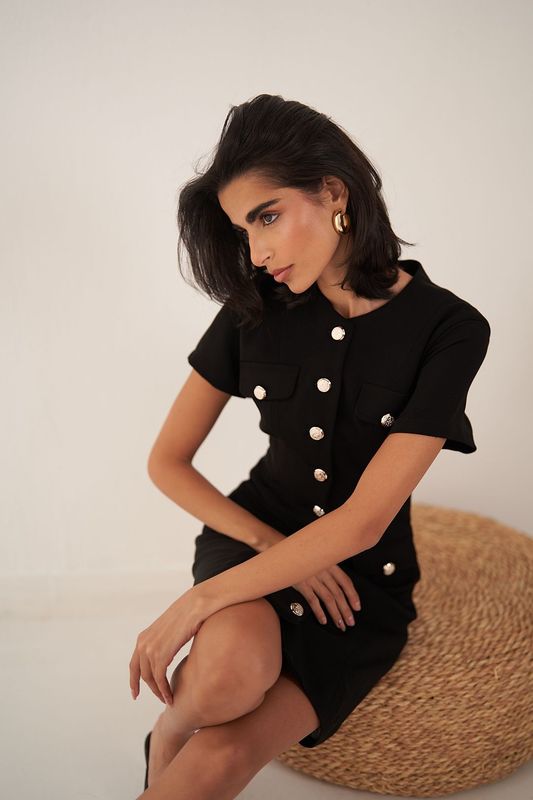 The Pallazo Black Dress