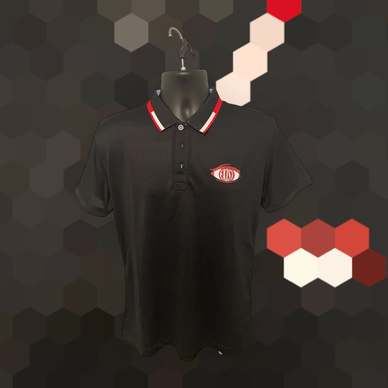 Black polo type shirts