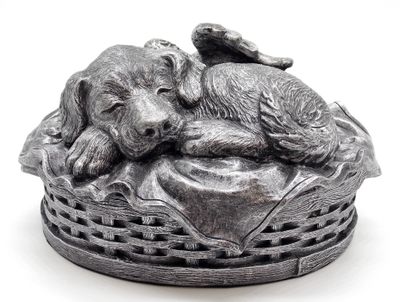 Angel Dog Memorial Urn