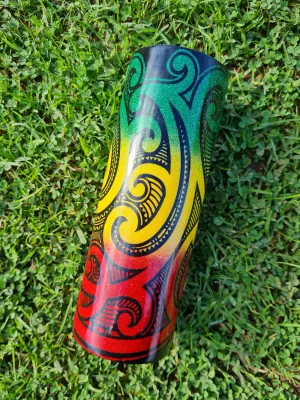 Rasta Kōwhaiwhai Tumbler