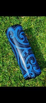 Black Kōwhaiwhai tumbler