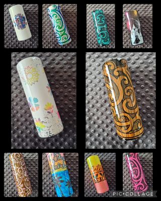 Epoxy tumblers