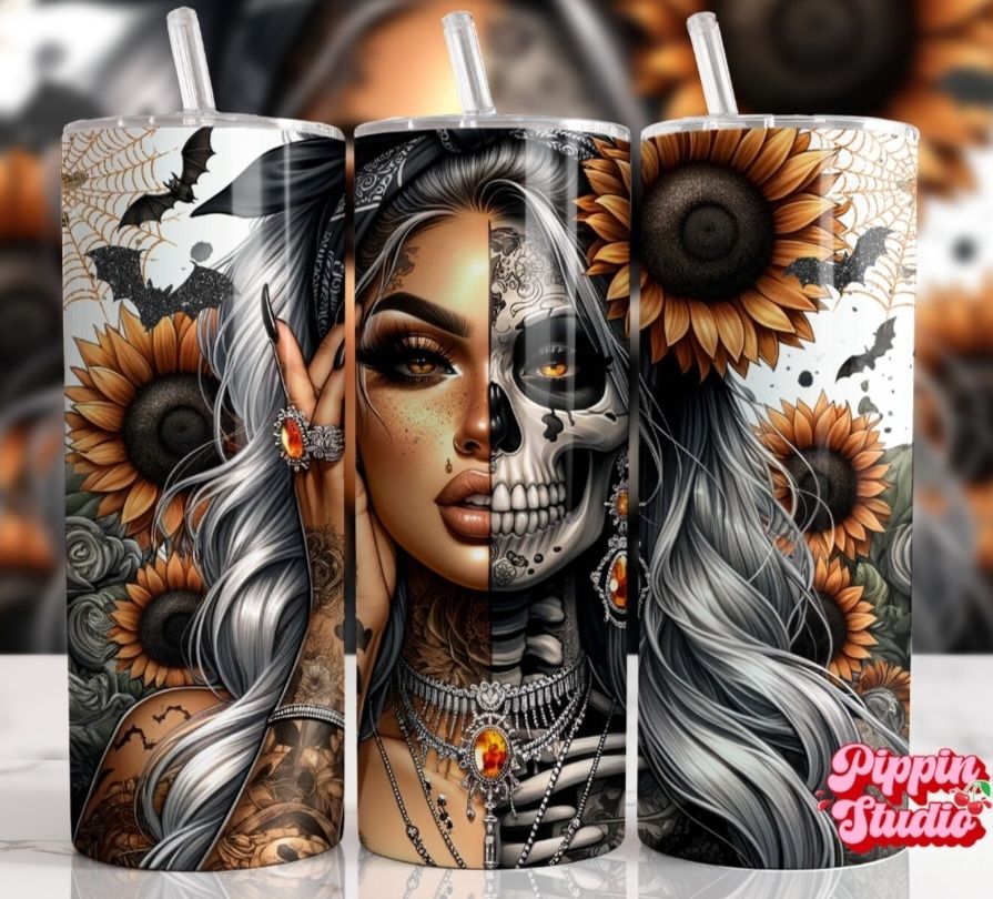 Sorta sweet, sorta spooky. 600ml tumbler