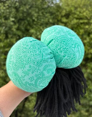 Short Poi - Aqua Paisley