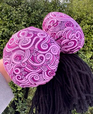 Short Poi - Purple Koru