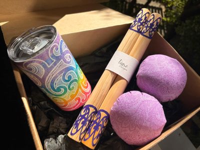 Purple Tumbler Gift Box