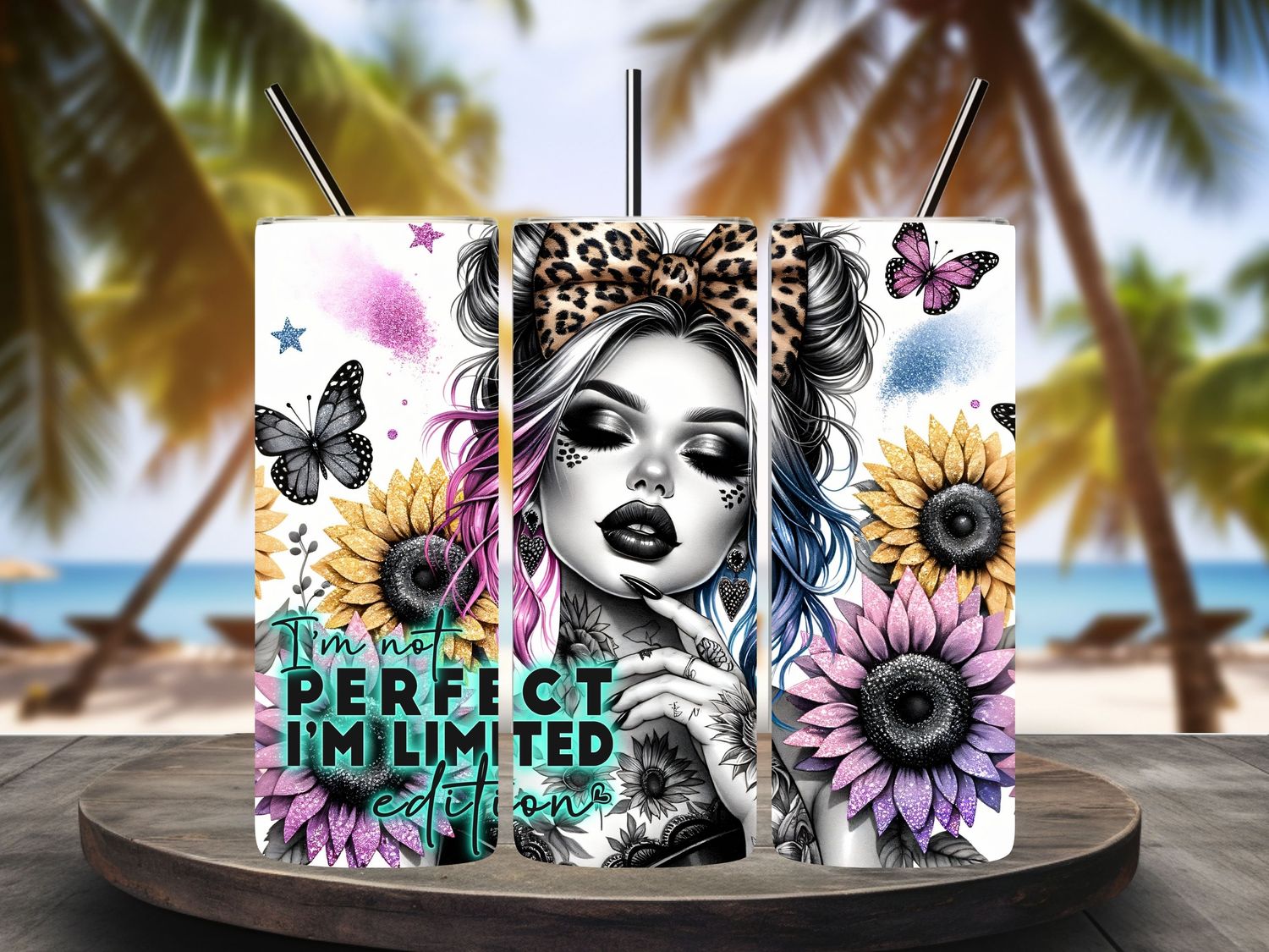Im not perfect, im limited edition. 600ml Tumbler