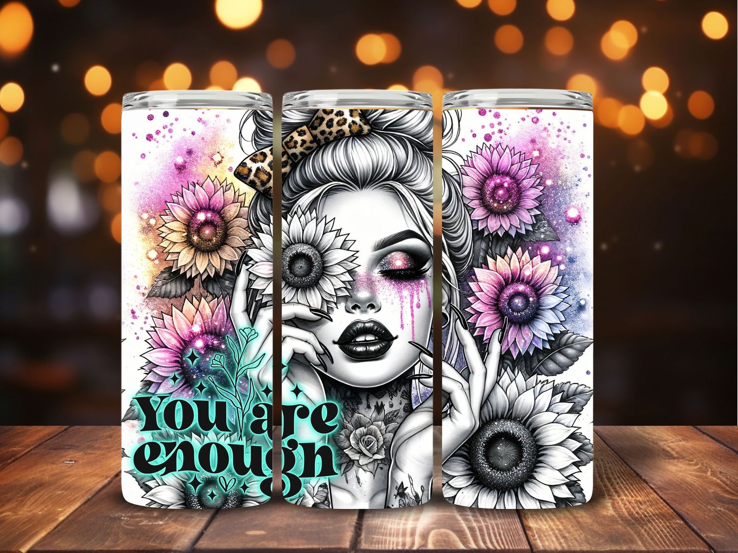 You are enough. 600ml Tumbler