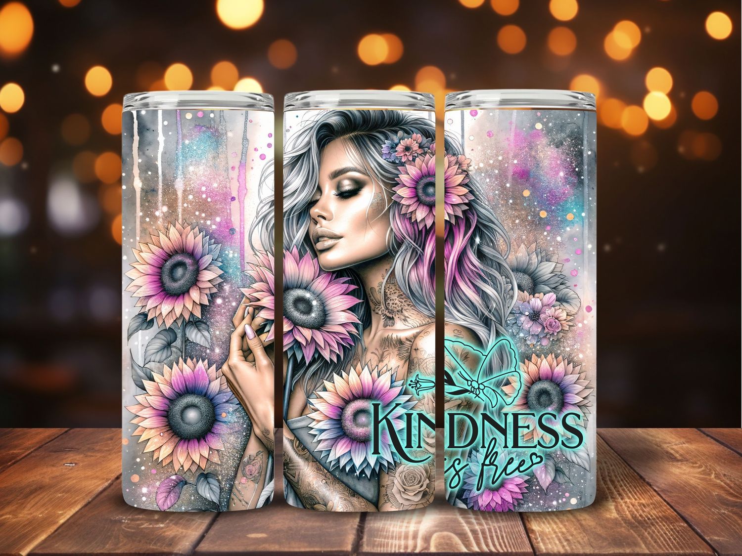 Kindness is free. 600ml Tumbler