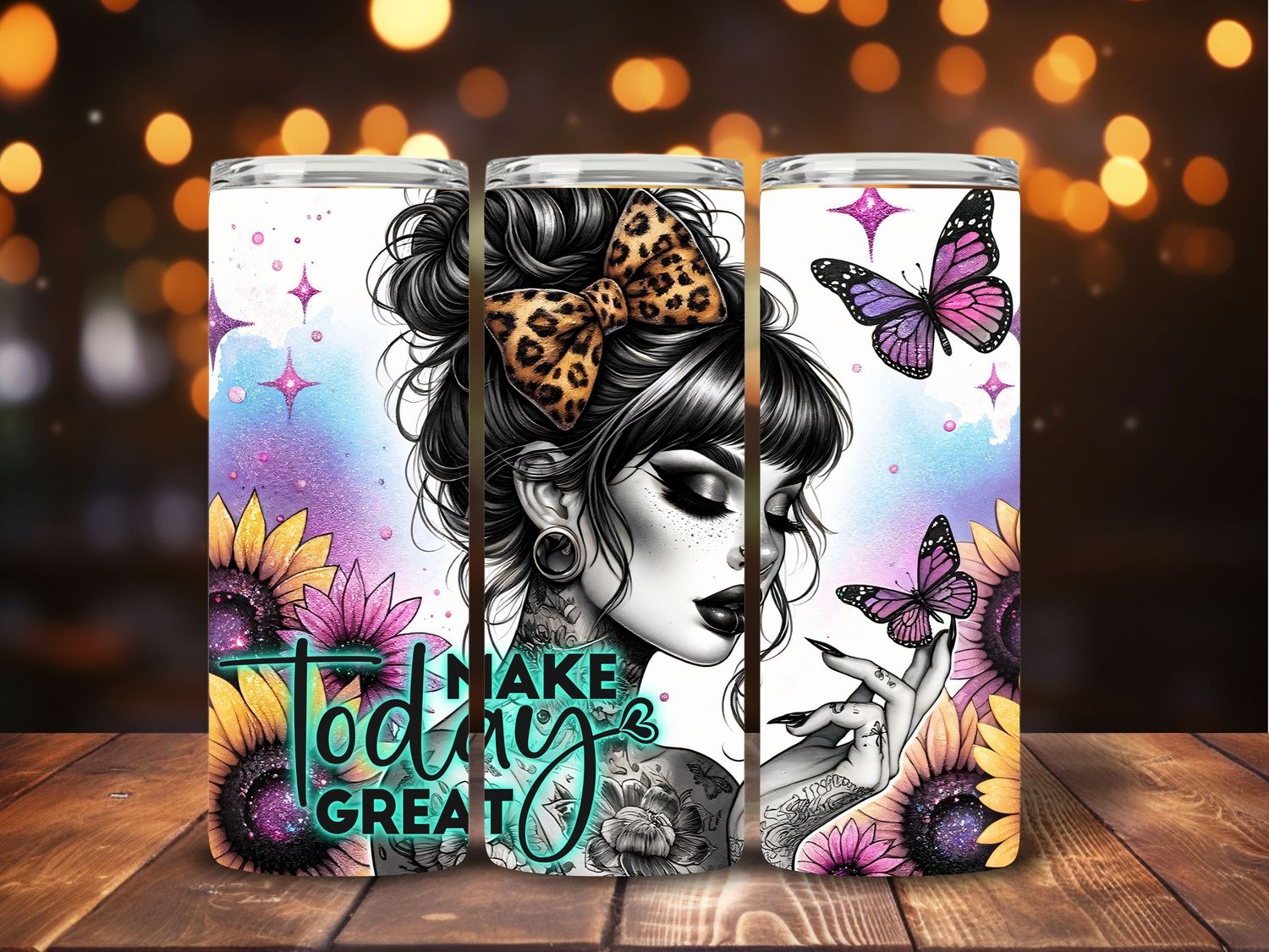 Make today great. 600ml Tumbler