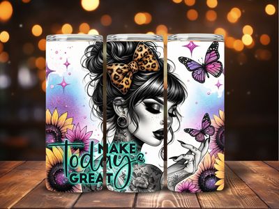 Make today great. 600ml Tumbler