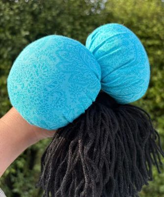 Light Blue Poi - Short Poi