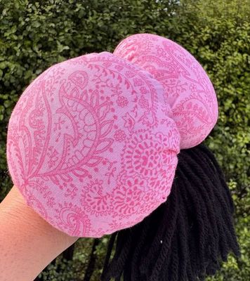 Pink Paisley - Short Poi