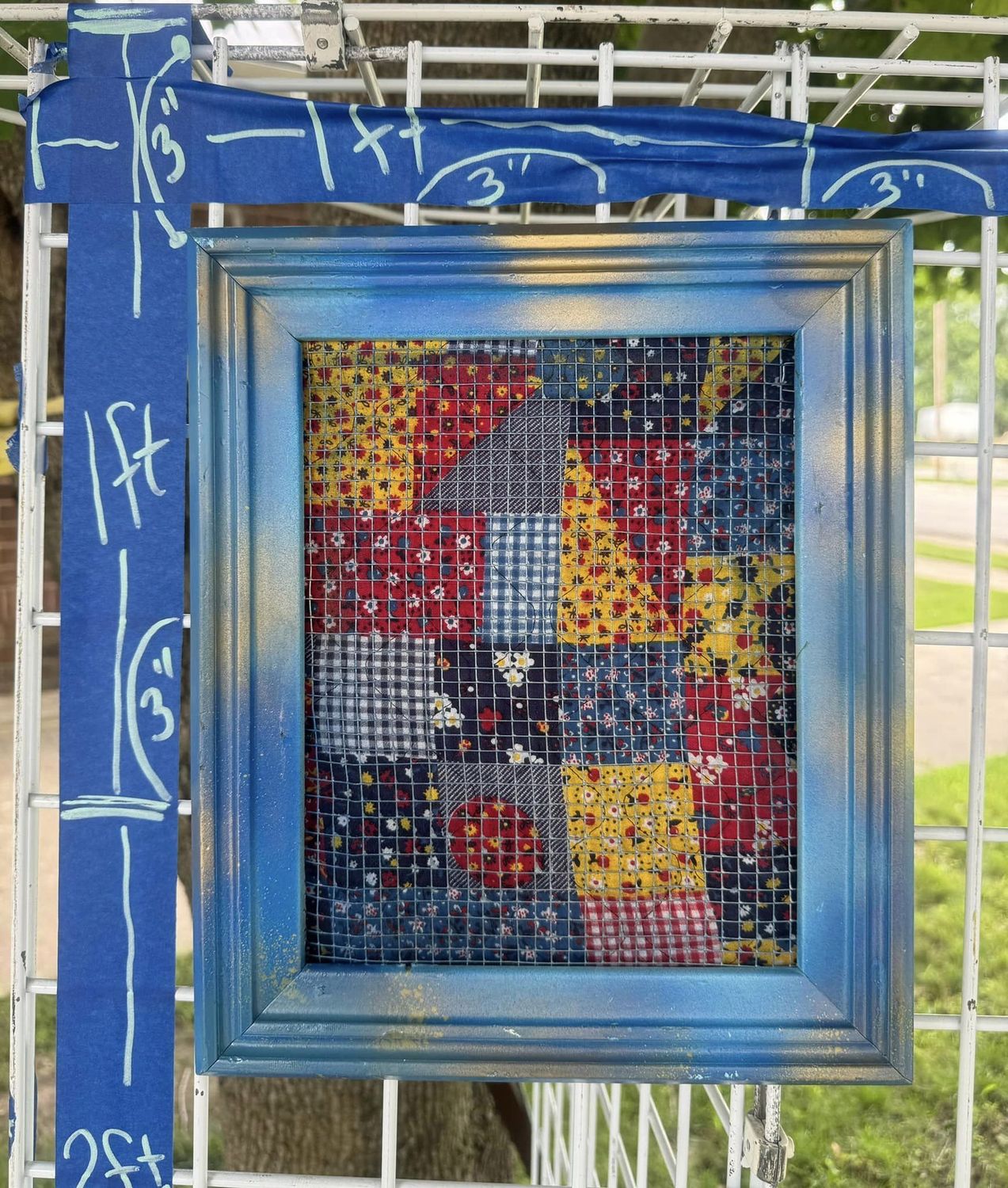 Patchwork Earring Holder