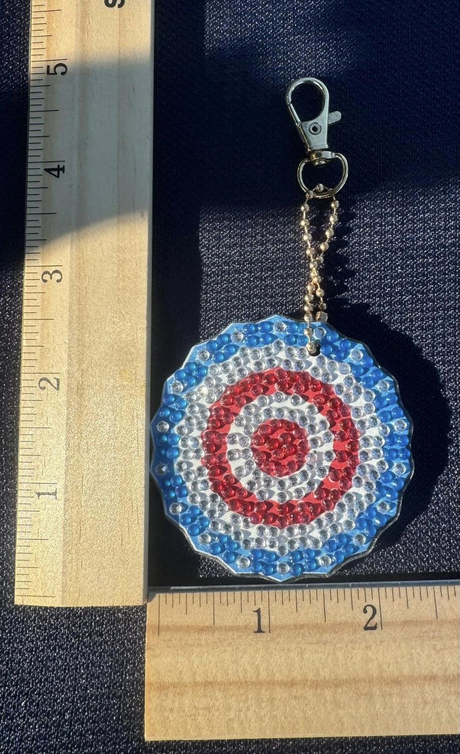 Patriotic 1-sided Keychains