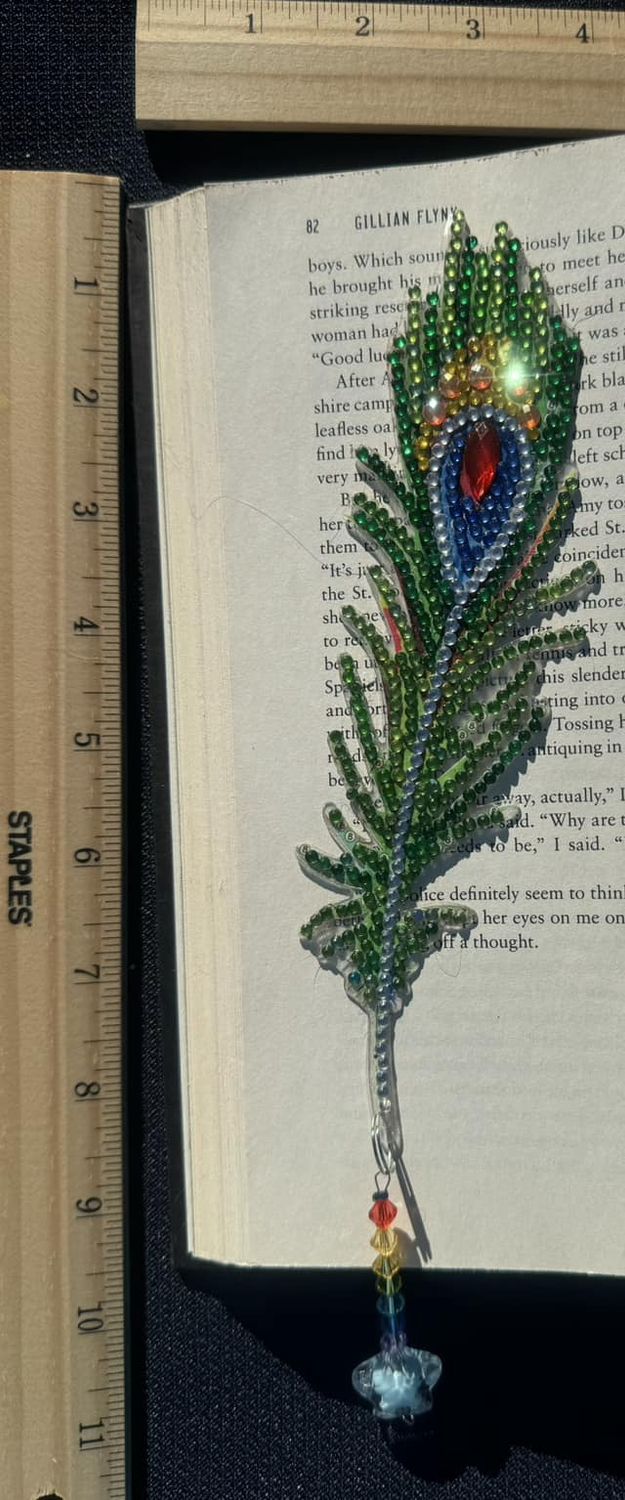 2-sided Feather Bookmarks