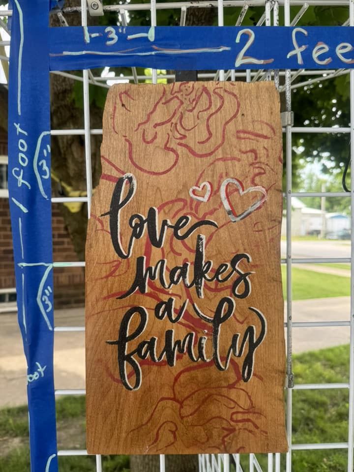 Love Makes a Family Sign