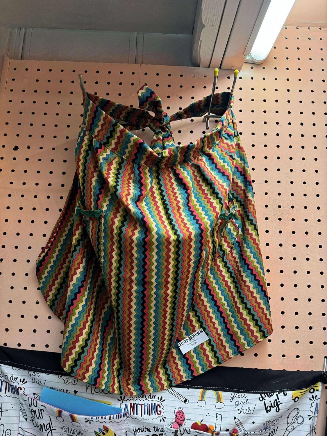 Striped 1/2 Apron