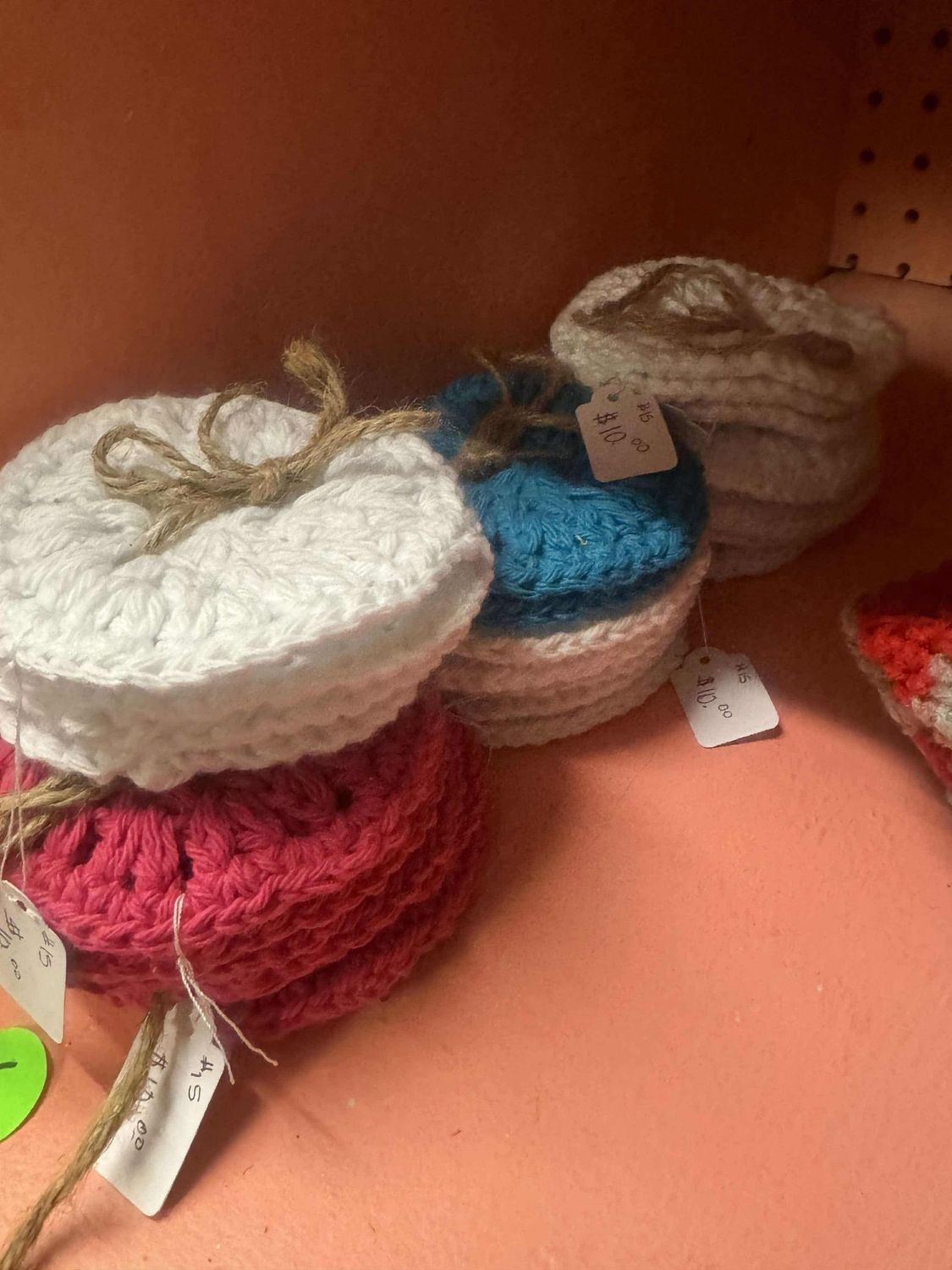Crocheted Face Scrubbies