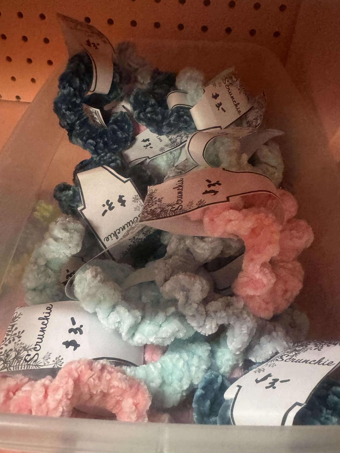 Crocheted Hair Scrunchies