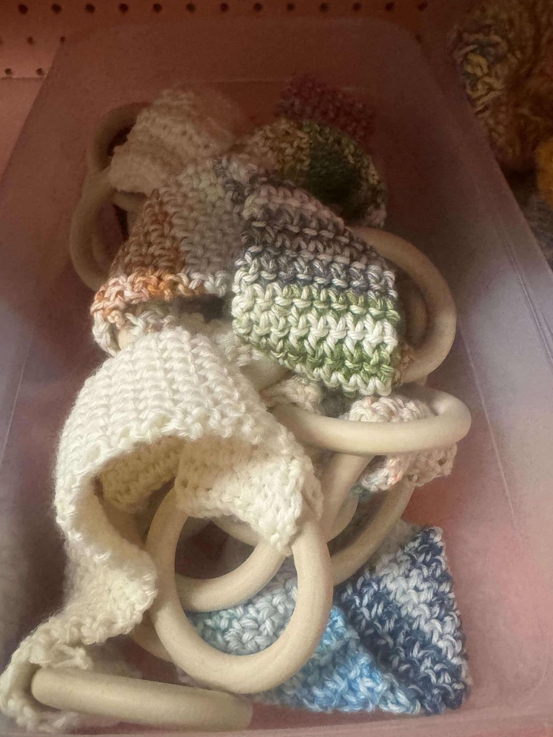 Crocheted Towel Holder