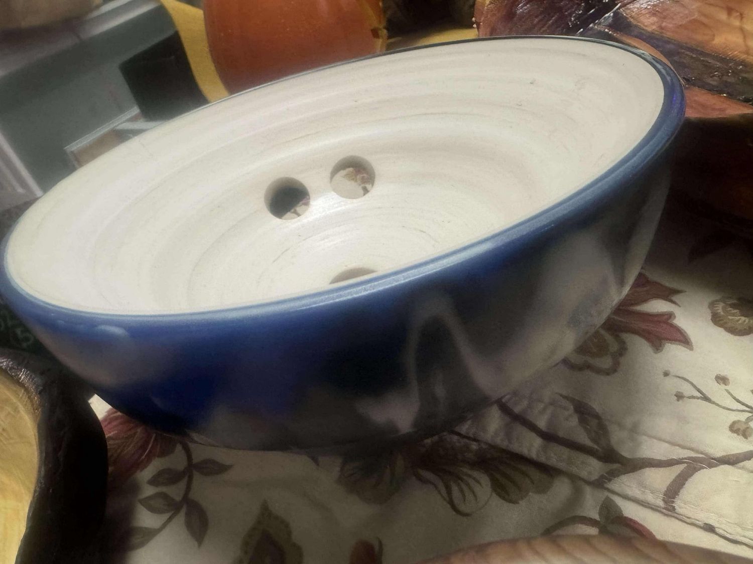 Blue Bowling Ball Bowl