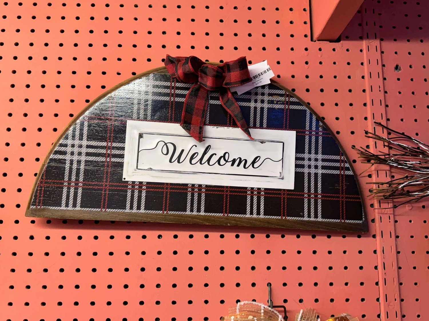 Plaid Welcome