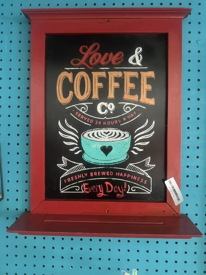 Love &amp; Coffee Framed