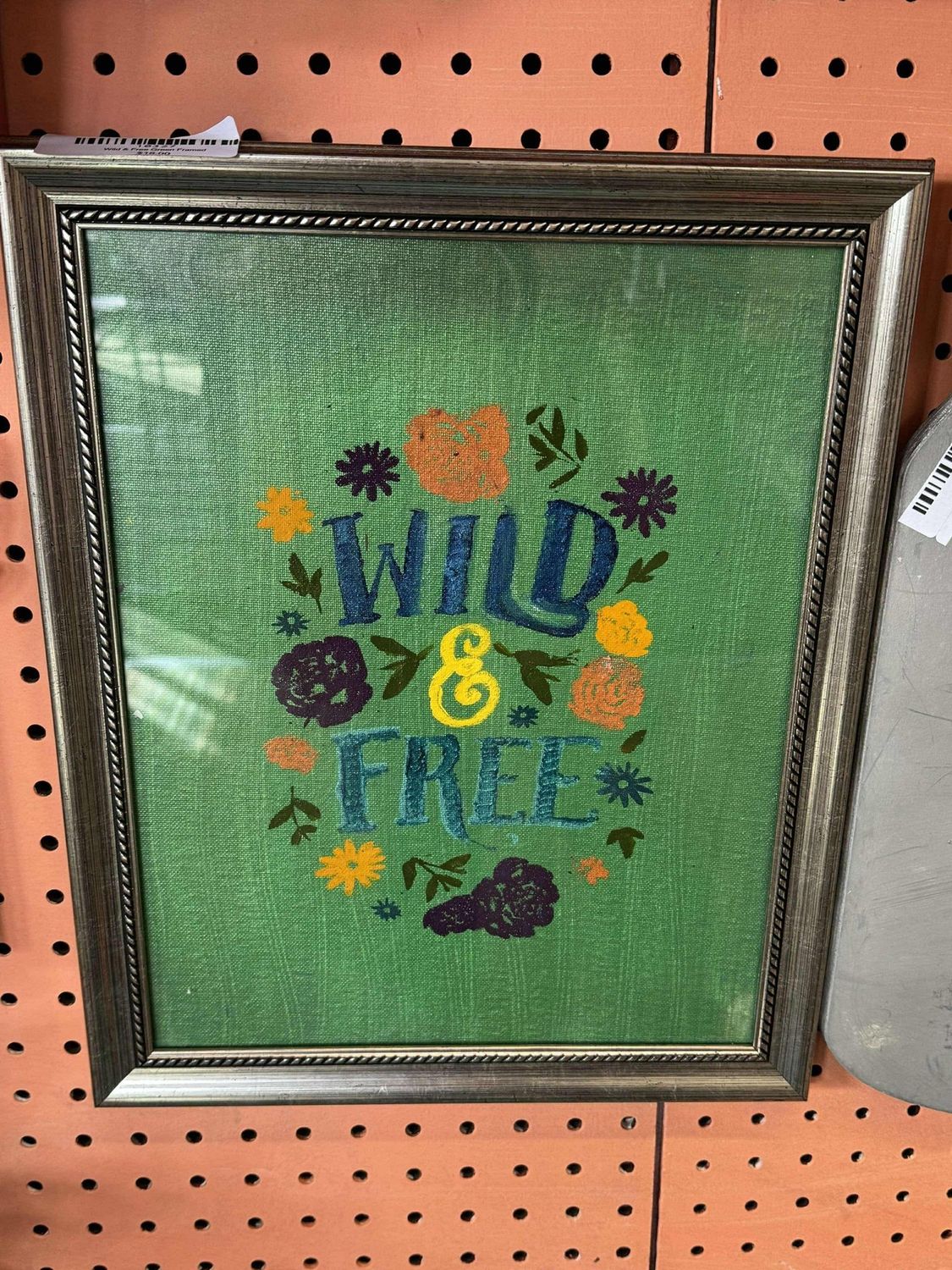 Wild &amp; Free Green Framed