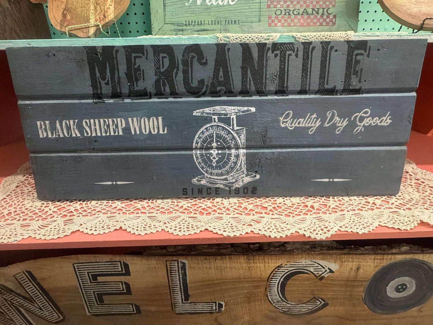 Mercantile Painted Sign