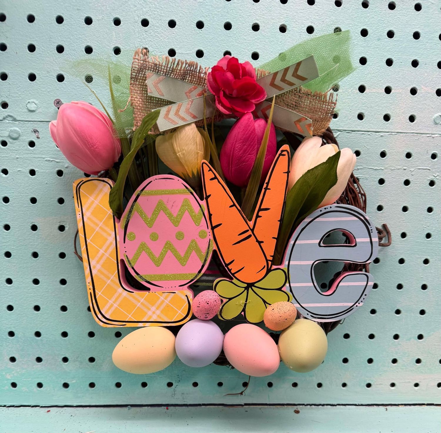 LOVE Easter Wreath