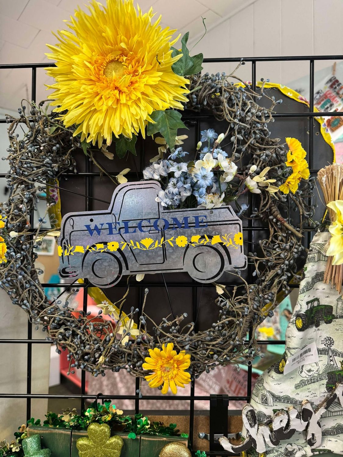 Floral Truck Wreath