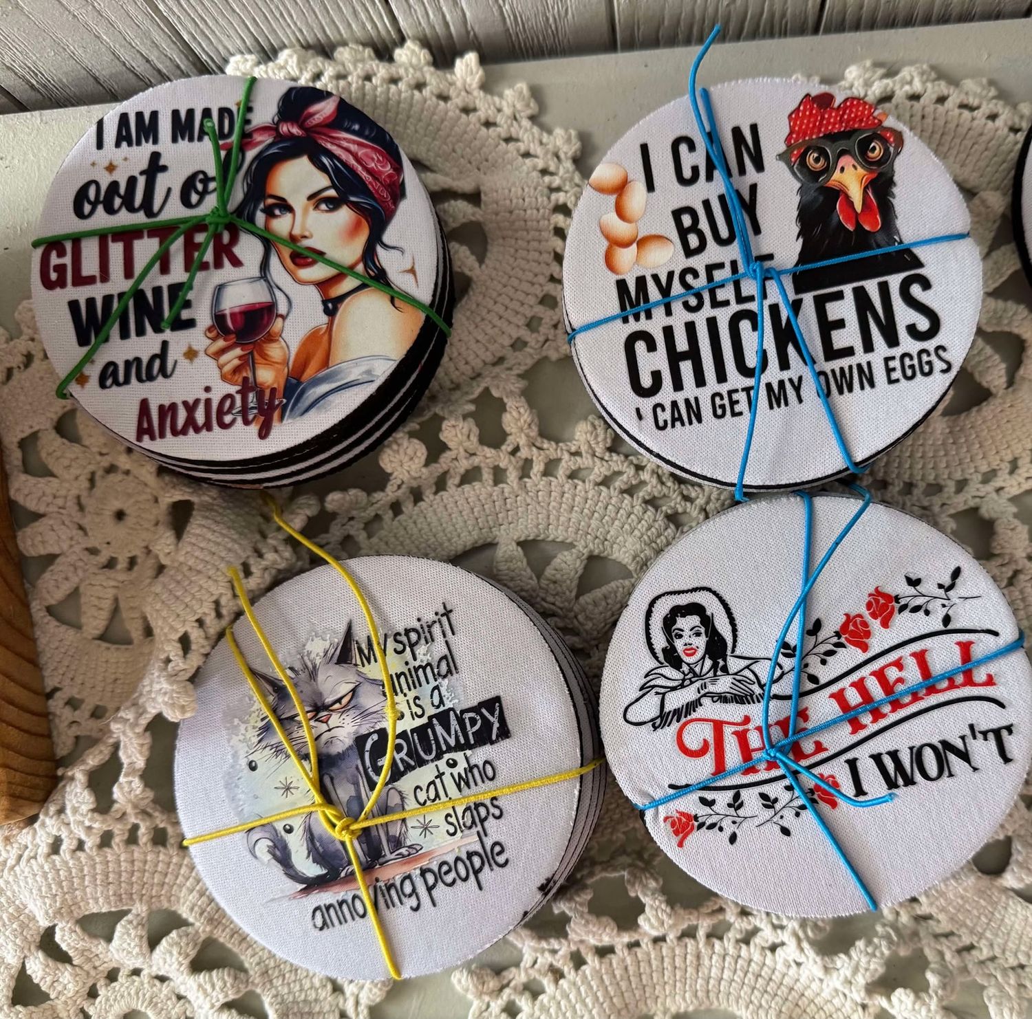SS Set of 4 Coasters
