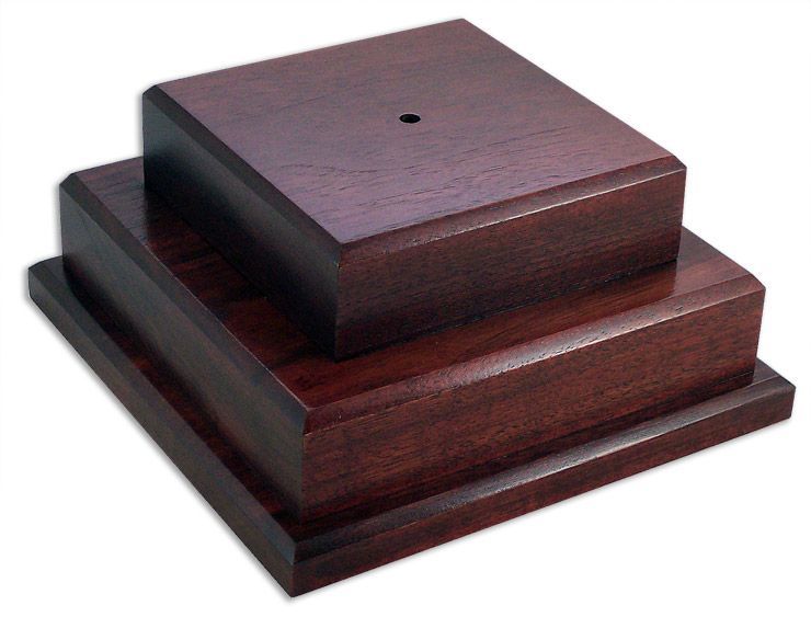 Low Profile 2 Tier Trophy Base (size LP2T68)