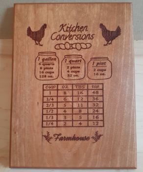 Laser Engraved Wood Award Plaque