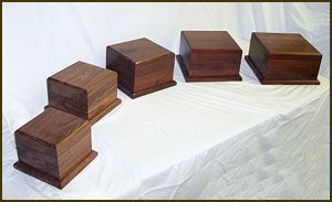 Larger Sized Wood Trophy Bases