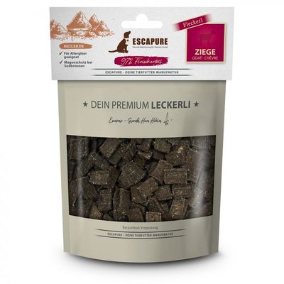 Escapure trainingshapjes Fleckerl geit met heilaarde, 150 g