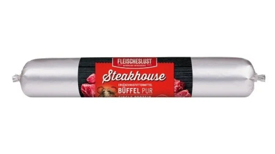 Fleischeslust (MeatLove) Steakhouse Sausage Pure Buffalo (buffel)
