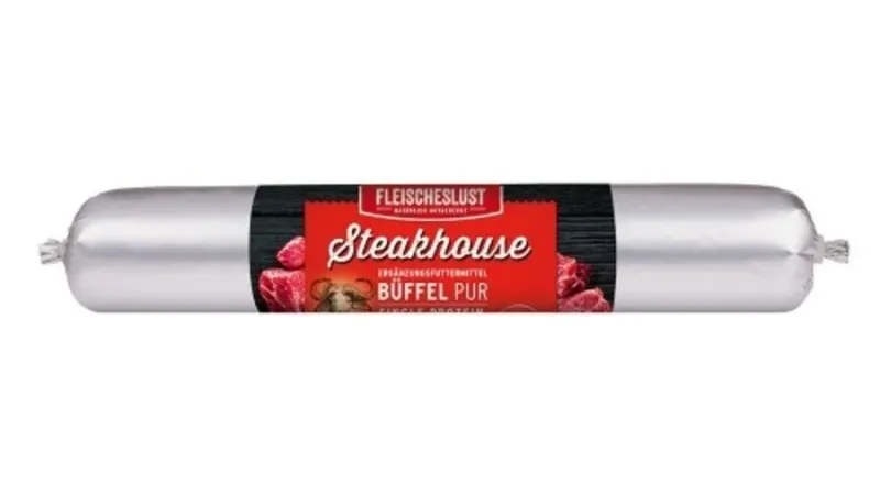 Fleischeslust (MeatLove) Steakhouse Sausage Pure Buffalo (buffel)
