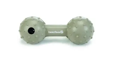 Halter en Bel - hondenspeeltje  (Beeztees) - Beige - 20x5x4