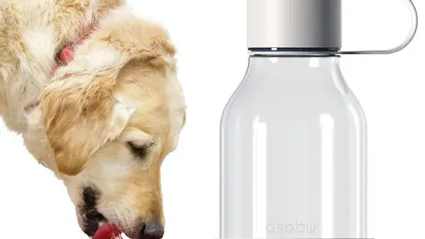Lichtgewicht en stevige drinkfles met beker /Dog Bowl Bottle Tritan