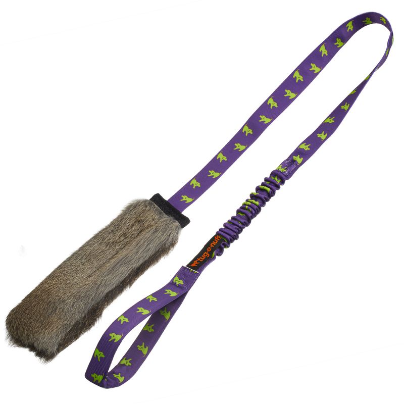 Tug-e Nuff Squeaky Bungee Chaser Tug (konijn)