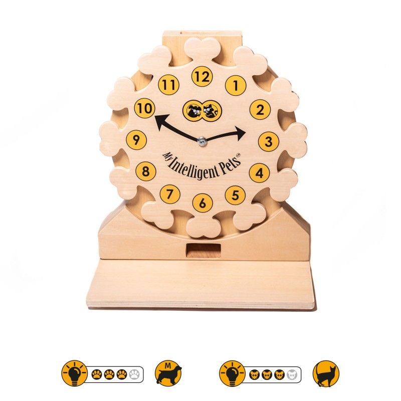 Hondenpuzzel - My Intelligent Dogs- hondenklok/Pet O&#39;Clock (uitleen ook mogelijk)