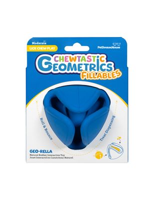 Chewtastic Geometrics Fillables - Dispenser Blauw