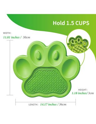 PAW 2-in-1 Slow Feeder &amp; Lick Pad Blue