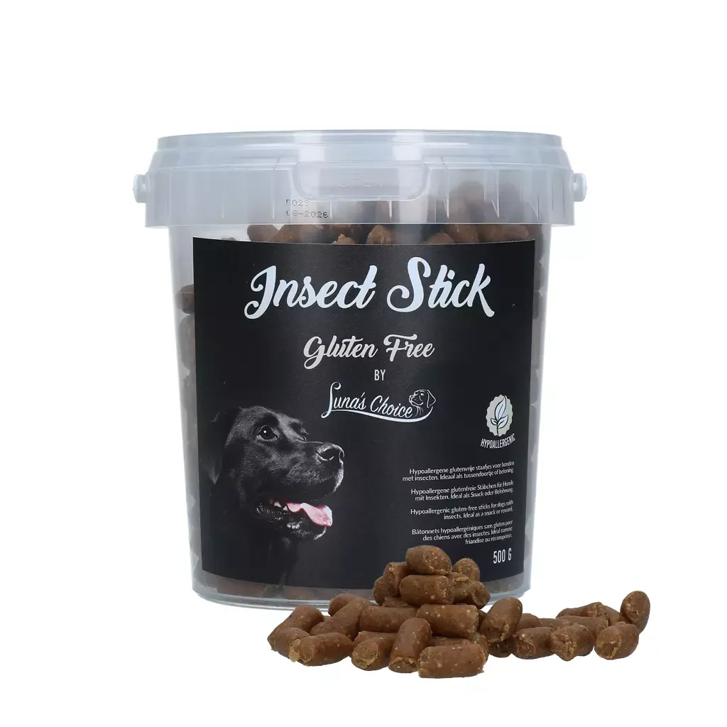 Luna&#39;s Choice Trainer Mix Insect Stick Hypoallergeen (glutenvrij)