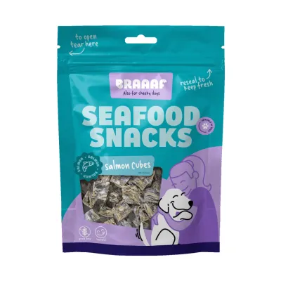Braaaf Seafood Zalmblokjes